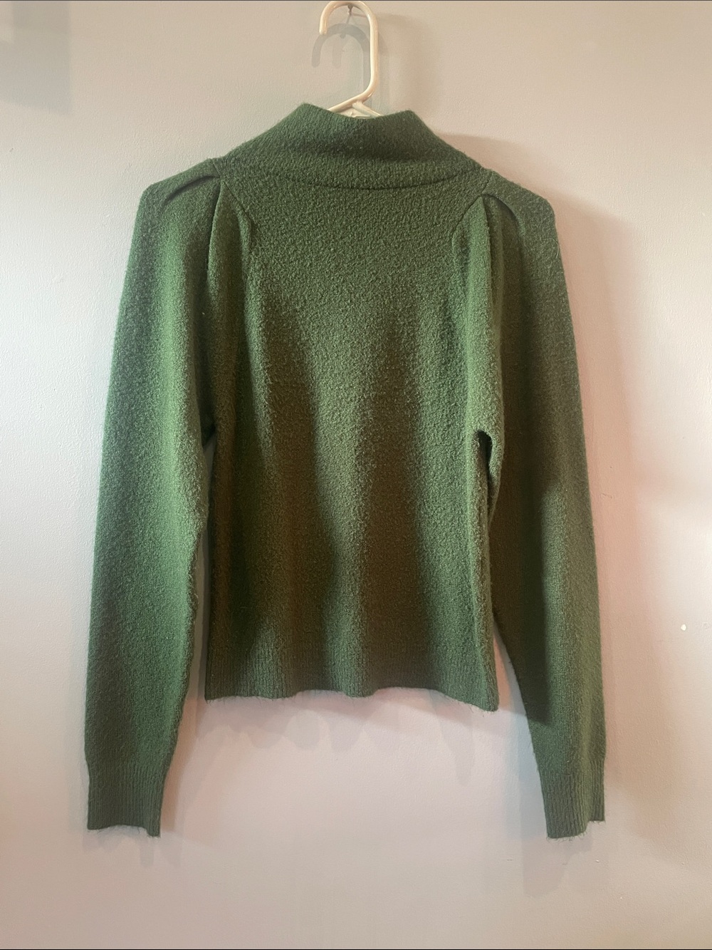 Women's Green high neck 
 Sweater